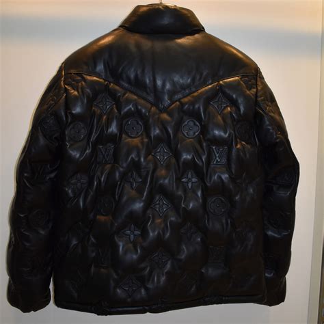 fake louis vuitton leather jacket|louis vuitton monogram leather jacket.